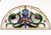 Semicircular Stained Glass Window