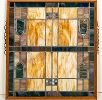 19th/20th Century Leaded Stained Glass Window