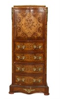 French Style Inlaid Lingerie Cabinet