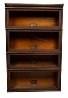 4 Section Oak Bookcase