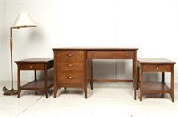 Drexel Mid Century Desk and End Tables
