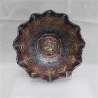 Fenton Carnival Glass - Persian Medallion Amethyst