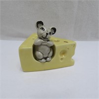Mouse & Cheese Wedge S & P Shakers - Ceramic
