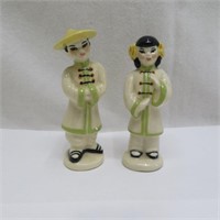 Asian Couple S & P Shakers - Ceramic Arts Studio