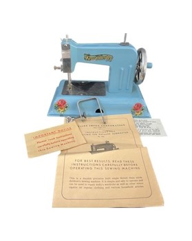 Antique Toy Sewing Machine and Toy Auction