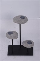Pebbles Candle Stand 12"