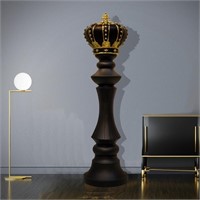 Black and Gold Chess King