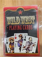 Wild West Playing Cards unopened