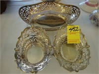 Pair of Edwardian reticulated and pierced