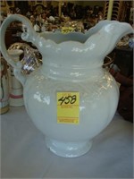 White Alfred Meakin 11” ironstone pitcher.