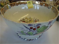19th century ironstone punchbowl by Lockart and