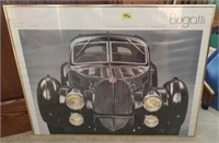 Bugatti Poster -Framed