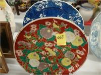 TOC floral Imari charger along with a Mason’s