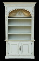 Shell Library Bookcase  White Chalk