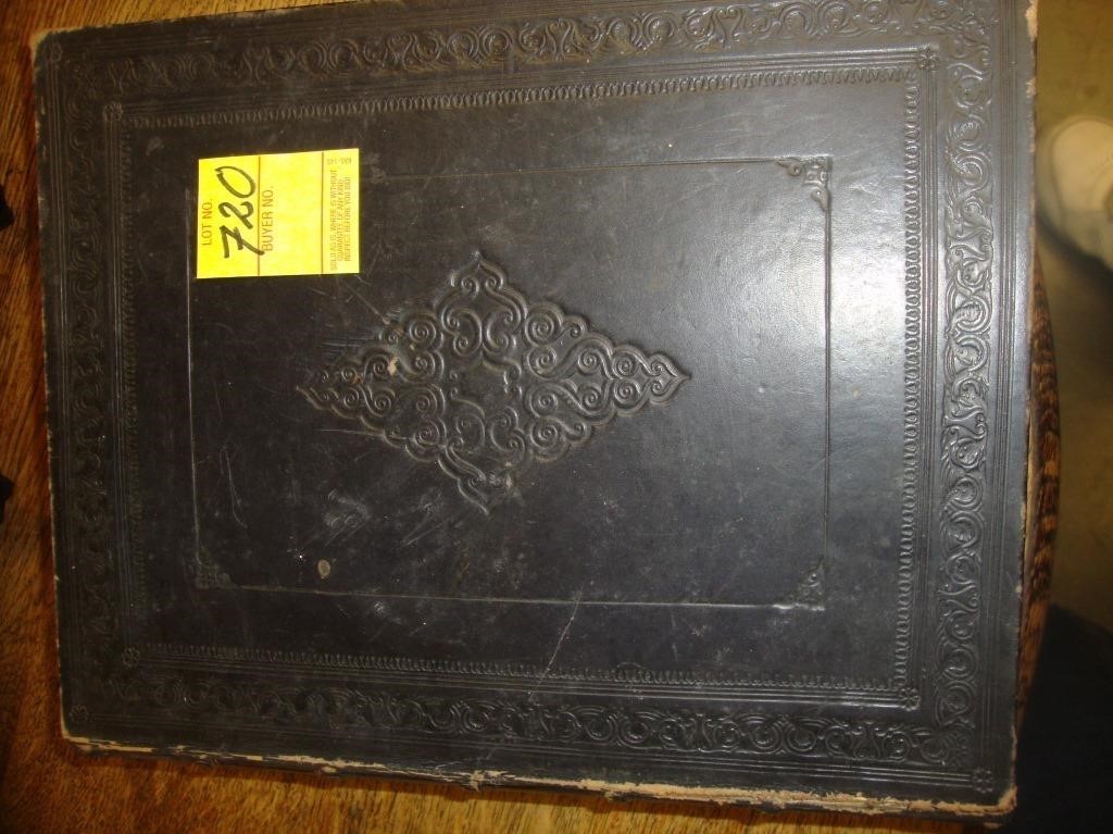 Leather-bound Victorian copy of Pilgrims