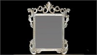 Platina Grand Carved Mirror
