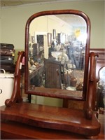 Victorian tilt dressing mirror, ca 1875.