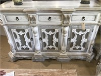 Hand Painted Wooden Chest Buffet AFR-5114/WG