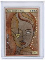 HAND PAINTED ART ON MAGIC THE GATHERING CARD