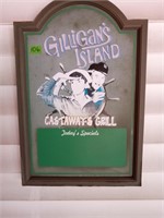 Gillians island menu board Chaulk board