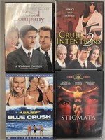 DVDs (4) Stigmatta, Cruel Intentions 2, Blue Crush