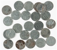 LOT OF US WWII STEEL LINCOLN WHEAT PENNIES