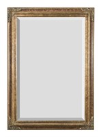 Mini Grand Victorian Mirror 24x36 Burl Marble Gold