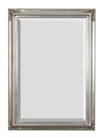 Mini Grand Victorian Mirror 24x36 Silver