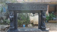 Black Marble Mantel Ge18394