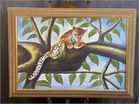 Leopard Acrylic on Canvas