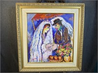 Zamy Steynovitz  Oil on Canvas-''Wedding''