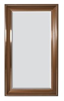Mirror with Dark Wood and Gold Frame 36x72 Mirror
