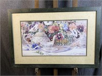 Pansy Time Lithograph