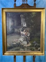 A.P. Oretti (b. 1836-1915) Oil on Canvas