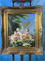 'Cherubs at Play'' Oil on Canvas