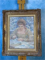 Edo Prantini Impressionistic Oil on Canvas
