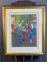 Tracy Dennison ''The Redezvous'' Serigraph