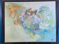 Impressionistic Oil on Canvas-Pastel Colors
