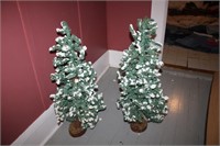 Pair of outdoor trees