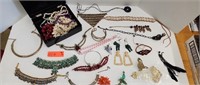 Assorted Costume Jewelry - Earrings, Necklaces,