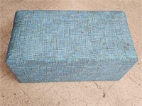 Ottoman with storage inside - comes with Dish set