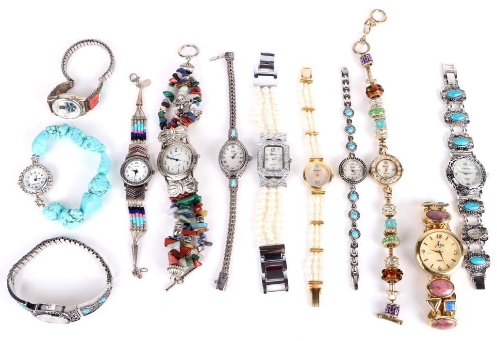 COLLECTIBLE LADIES WRISTWATCHES - VARYING STYLES