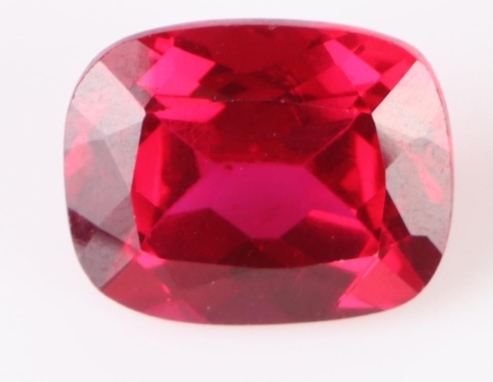10.90CT GENUINE LOOSE RED OVAL RUBY W/ CERT.