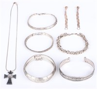 STERLING SILVER LADIES COLLECTIBLE JEWELRY
