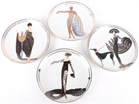 HOUSE OF ERTE LMTD EDITION PORCELAIN PLATES