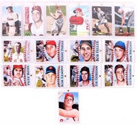 UNKNOWN ARTIST GICLEE PRINT BASEBALL CARDS (15)