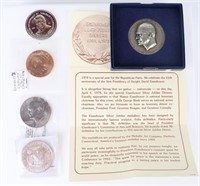 EISENHOWER & RONALD REAGAN COLLECTOR'S COINS