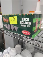 Fiesta SS Taco Holders (10/box)