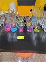 Assorted Bar Ware Glasses