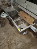 New Stainless Steel 3 Compartment Sink